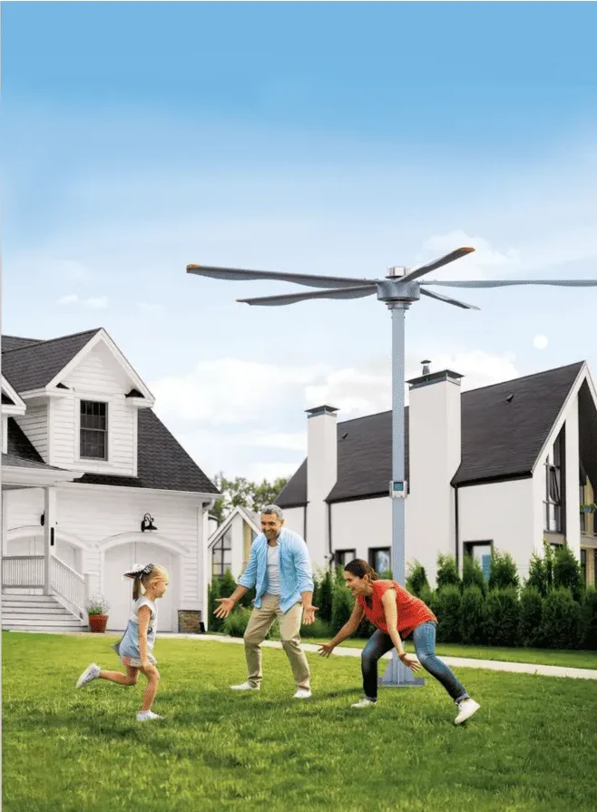 Ventilador Vertical Industrial: Potencia y Movilidad